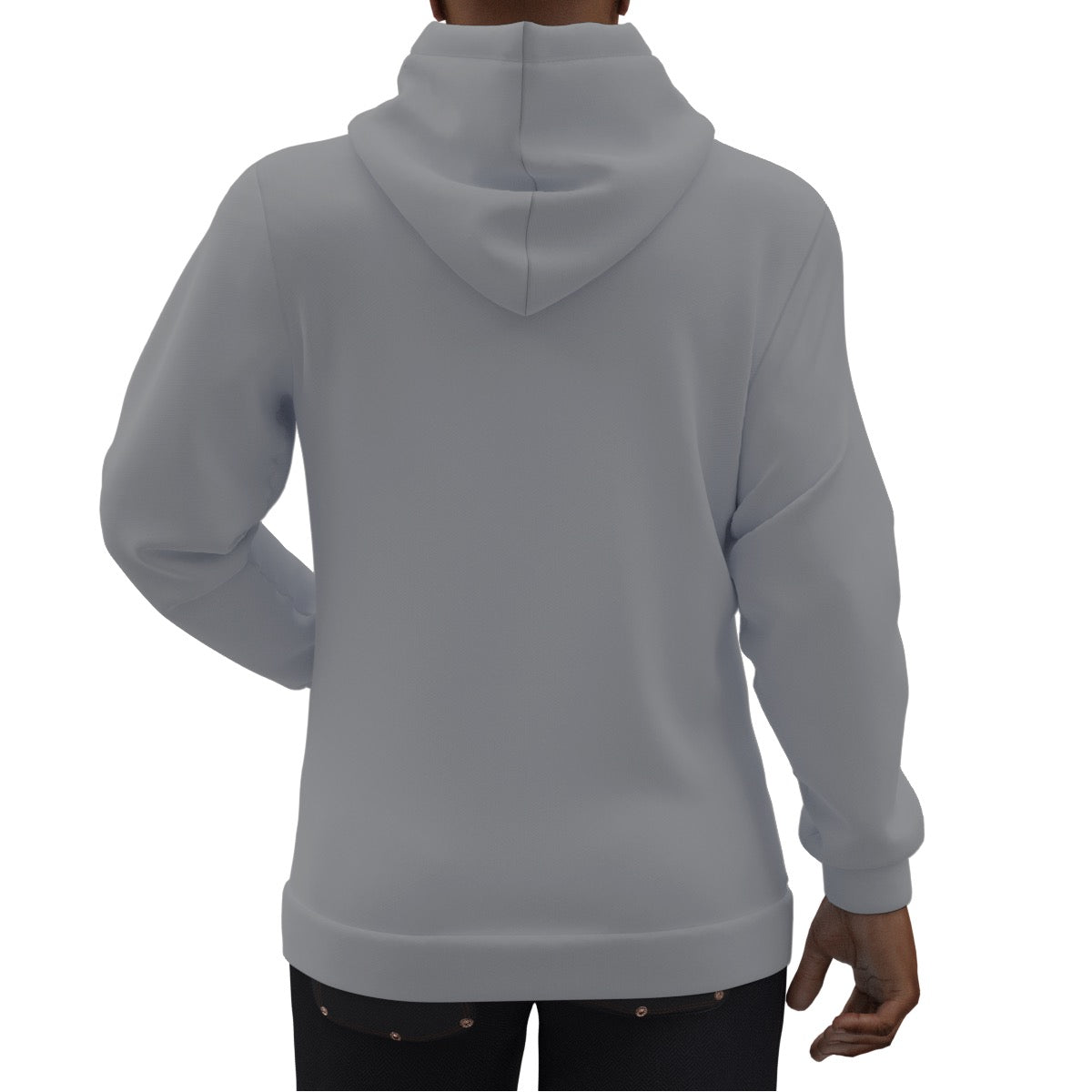 PECAN Design-Your-Own Futurum Animatum Eco-friendly Hoodie -- Gray