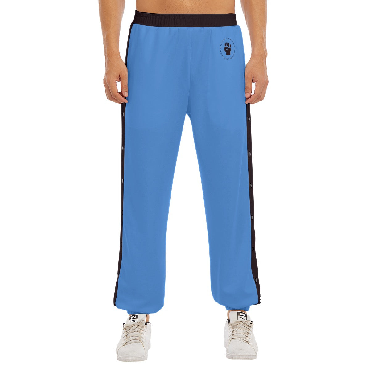 PECAN Futurum Animatum Basketball Sweatpants -- Blue PECAN Black