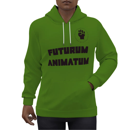 PECAN Design-Your-Own Futurum Animatum Eco-friendly Hoodie -- green