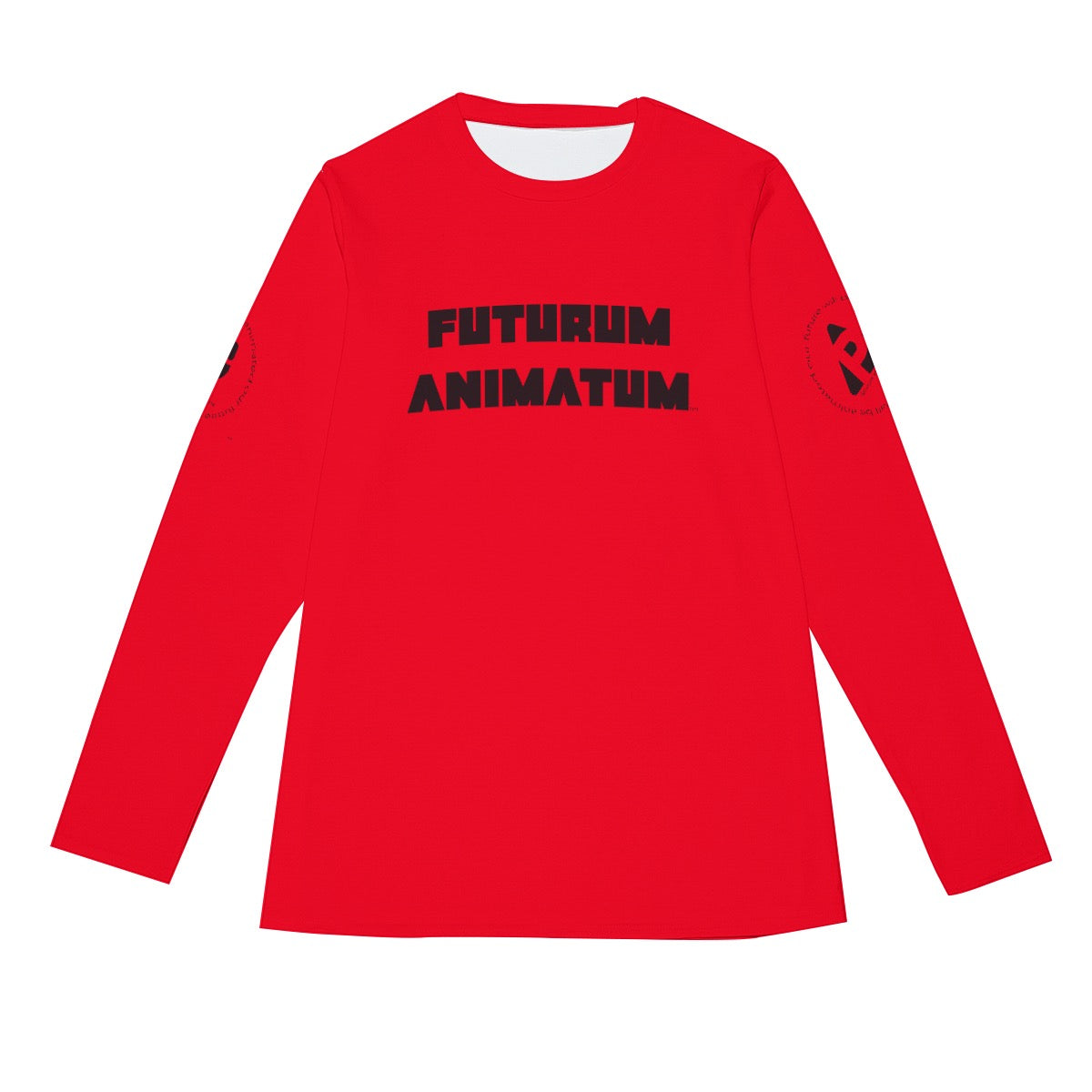 PECAN Design-Your-Own, Futurum Animatum Long Sleeve T-Shirt - Red